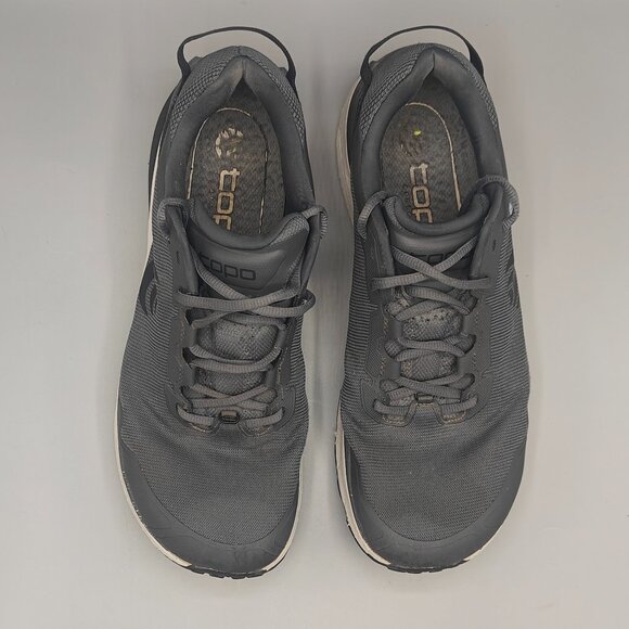 TOPO ATHLETIC TRAVERSE TRAIL RUNNING SHOES GRAY CHARCOAL MEN'S - Picture 4 of 11